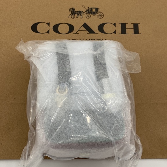 NWT Coach Mini Court Backpack Bag Charm In Colorblock Coin Purse Wallet Case - Picture 4 of 4